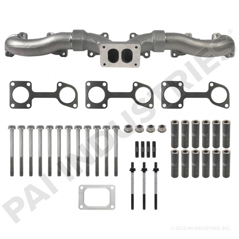 EXHAUST MANIFOLD KIT WITH 30° TURBO MOUNTING FLANGE