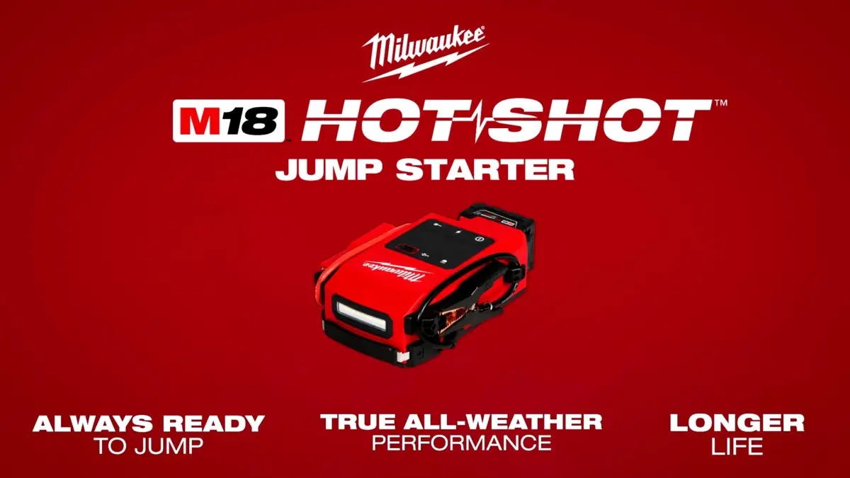 milwaukee hot shot m18 jump start